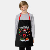 Dachshund Cute Kerstmis Schort (Gedragen)
