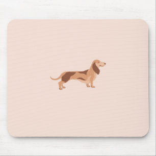 Dachshund Cute-muiskussens Muismat