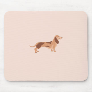 Dachshund Cute-muiskussens Muismat