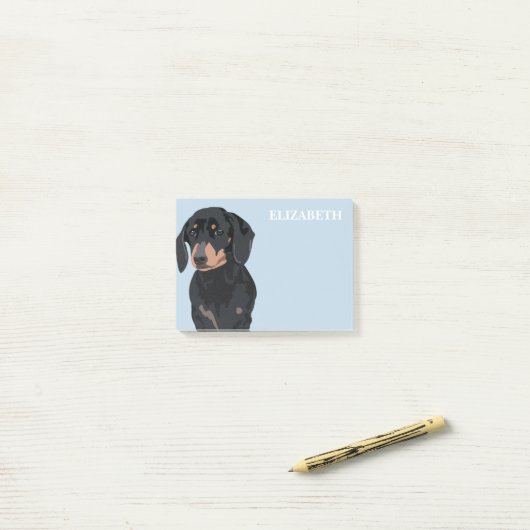 Dachshund | Cute Sause Dog Post-it® Notes (Op bureau)
