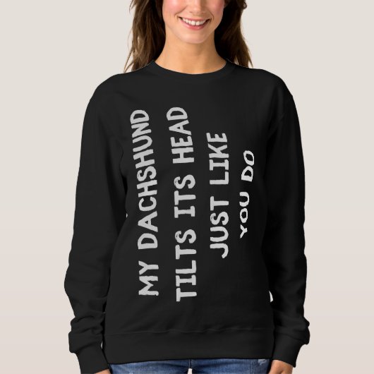 Dachshund Cute Women Mannen Kinder Trui (Voorkant)