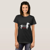 Dachshund Dachs Mam Dachs Eigenaar Matching Idea T-shirt (Voorkant volledig)