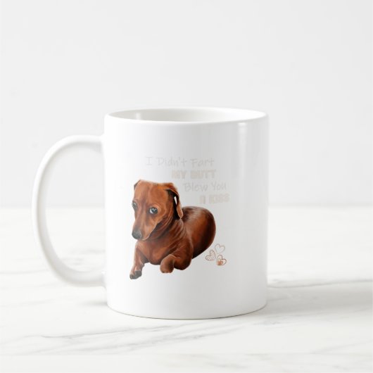 Dachshund Dachshund Dog Funny Gift  Koffiemok (Links)
