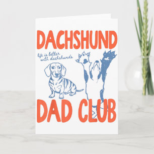 Dachshund Dad Club Leven Is Beter Met Dachshund F Kaart