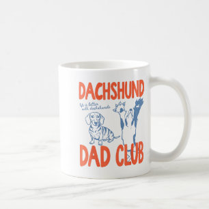 Dachshund Dad Club Leven Is Beter Met Dachshund F Koffiemok