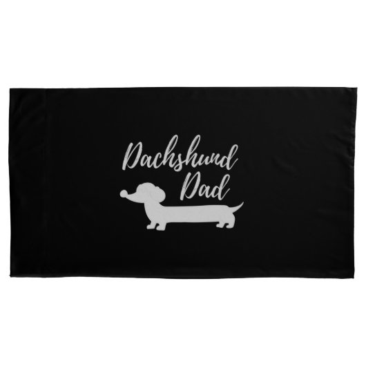 Dachshund Dad Cute Dog Kussensloop (Voorkant)