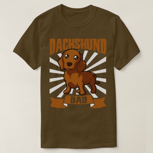 Dachshund Dad Dachshund T-shirt (Design voorkant)