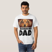 DACHSHUND DAD DOG T-SHIRT (Voorkant volledig)
