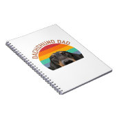 Dachshund Dad Doxie Wiener Dog mamma Funny W Notitieboek (Rechterzijde)