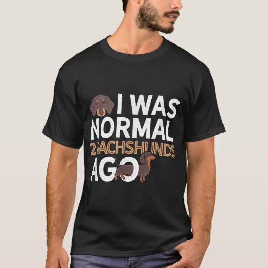 Dachshund Dad Funny Wiener Hondenliefhebber Doxie  T-shirt (Voorkant)