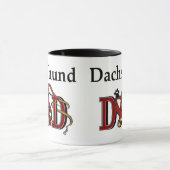 Dachshund DAD Gifts Mok (Midden)