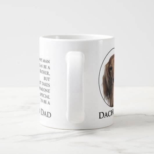 Dachshund Dad Jumbo Mok (Achterkant)