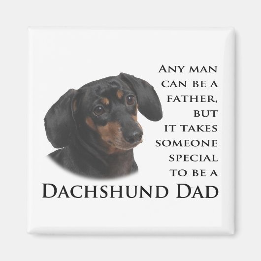 Dachshund Dad Magnet (Voorkant)