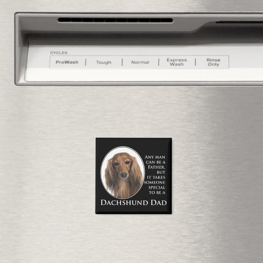 Dachshund Dad Magnet (Insitu (Vaatwasser))