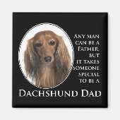 Dachshund Dad Magnet (Voorkant)