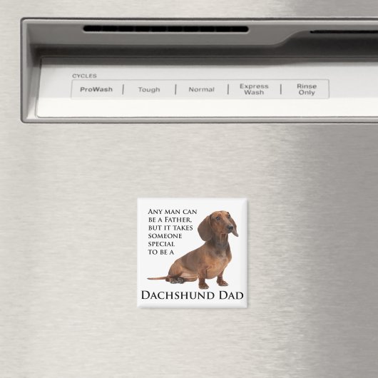 Dachshund Dad Magnet (Insitu (Vaatwasser))