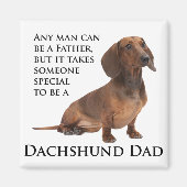 Dachshund Dad Magnet (Voorkant)