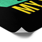 Dachshund Dad Mannen Poster (Hoek)