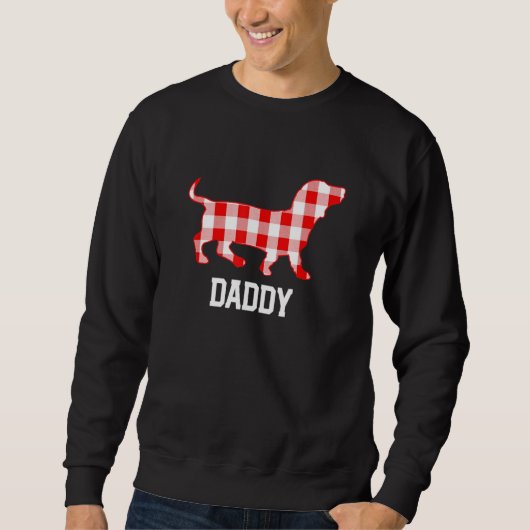 Dachshund Dad Mannen Weenie Dog Pset Pajama Trui (Voorkant)
