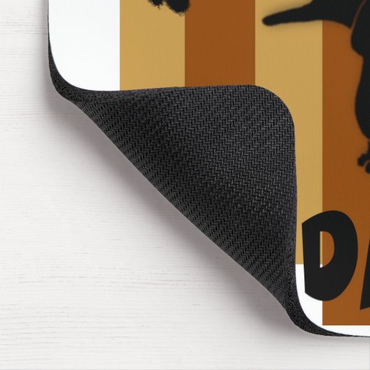 Dachshund Dad Mousepad Muismat (Hoek)
