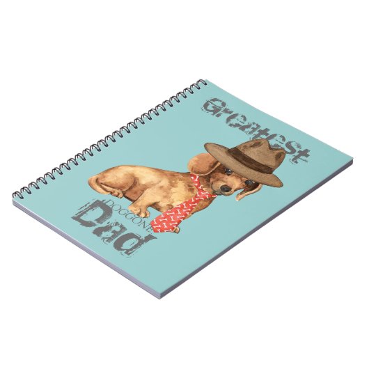 Dachshund Dad Notitieboek (Linkerzijde)