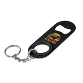 Dachshund Dad Pet Owner Mini Flessenopener (Voorkant Gekanteld)