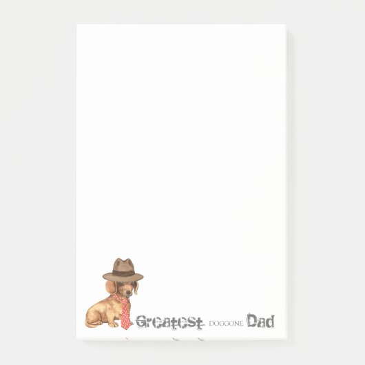 Dachshund Dad Post-it® Notes (Voorkant)