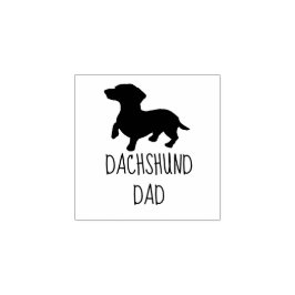 Dachshund Dad Rubber Stamp Rubberstempel