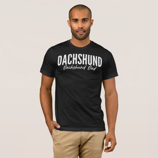Dachshund Dad Shirt For Dachshund Owners & Lovers (Voorkant volledig)