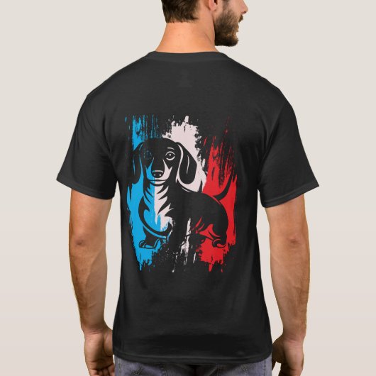 Dachshund Dad Shirt – Perfect Gift for Wiener Dog  (Achterkant)