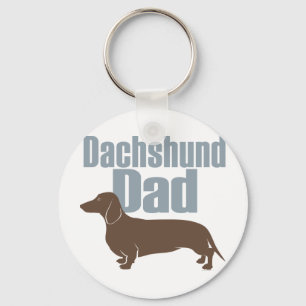 "Dachshund Dad" Sleutelhanger