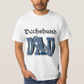 Dachshund DAD T-shirt (Voorkant)