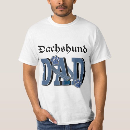 Dachshund DAD T-shirt (Voorkant)