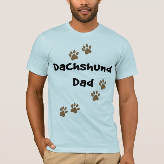 Dachshund Dad T-shirt (Voorkant)