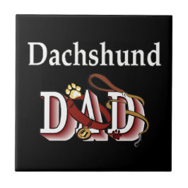 Dachshund Dad Tegeltje
