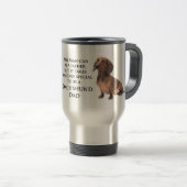 Dachshund Dad Travel Mug Reisbeker (Voorkant rechts)