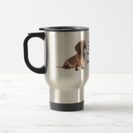 Dachshund Dad Travel Mug Reisbeker (Links)
