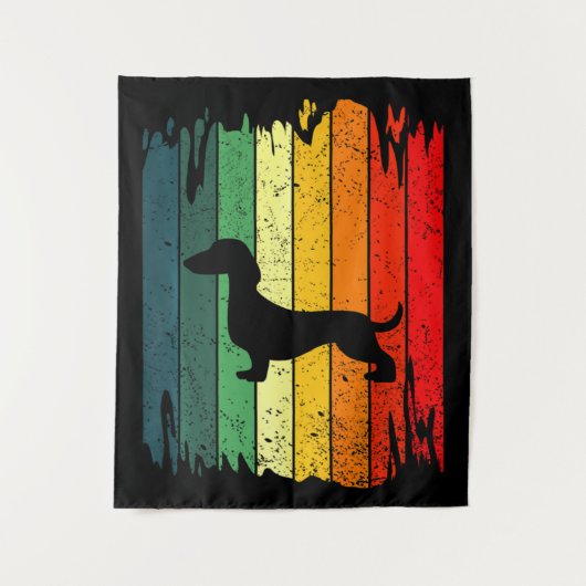 Dachshund Dad Weiner Pet Owner Wandkleed (Voorkant)
