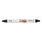 Dachshund Dad Zwarte Inkt Pen (Voorkant)