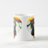 Dachshund Daisy Patch B&T Koffiemok (Center)