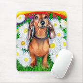 Dachshund Daisy Patch Muismat (Met muis)