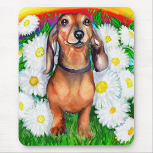 Dachshund Daisy Patch Muismat