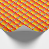 Dachshund Dancing Hula Dog Wrapping Paper Cadeaupapier (Hoek)