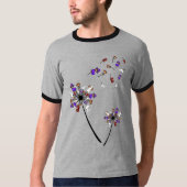 Dachshund Dandelion Flower Halloween Costume Ideeë T-shirt (Voorkant)