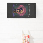 Dachshund Dappere Harten Komen Vaak In Kleine Lijs Spandoek (Insitu)