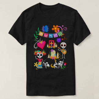 Dachshund Day of The Dead Fiesta T-shirt