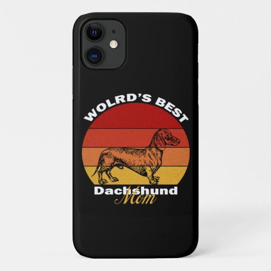 Dachshund - De beste Dachshund Mam ter wereld Case-Mate iPhone Case (Achterkant)