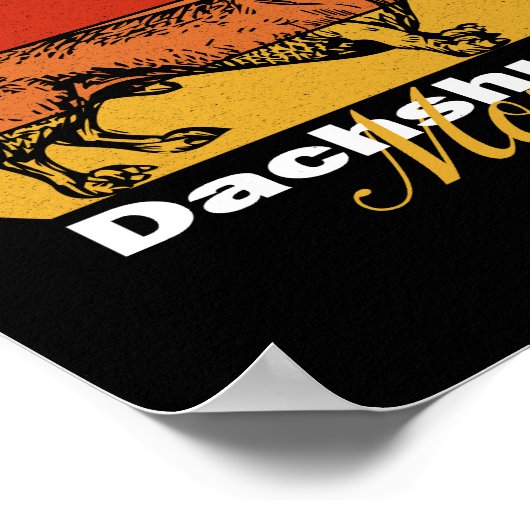 Dachshund - De beste Dachshund Mam ter wereld Poster (Hoek)