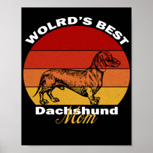 Dachshund - De beste Dachshund Mam ter wereld Poster