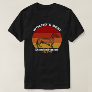 Dachshund - De beste Dachshund Mam ter wereld T-shirt